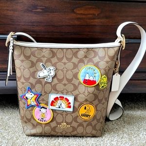 NEW Coach X Peanuts Val Duffle/ShoulderBag *Limited Edition